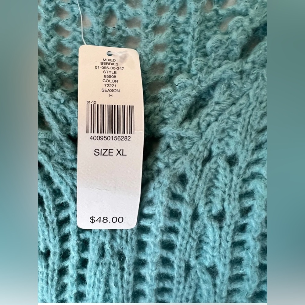 i.e. Relaxed Women Knit Sweater NWT Size XL - Picture 5 of 10